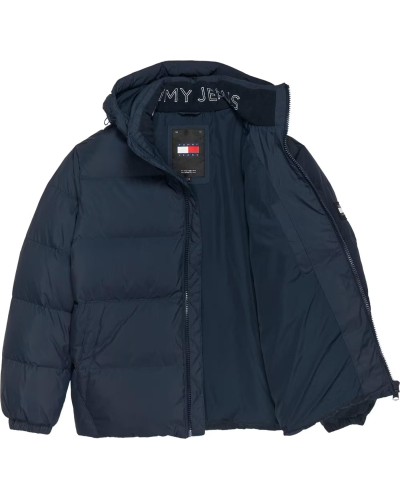 ABRIGO TOMMY JEANS MAN ESSENTIAL DOWN JACKET EXT DARK NIGHT NAVY