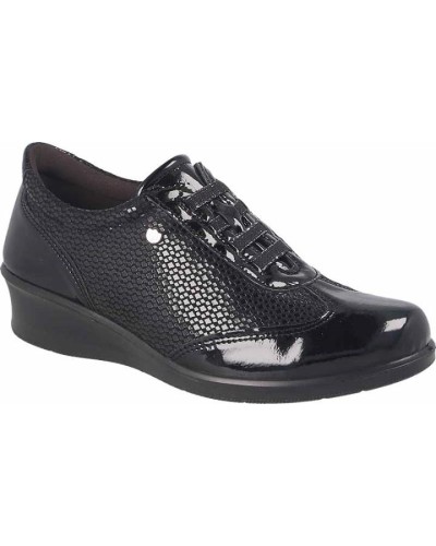 ZAPATO CU�A PIEL FANTASIA NEGRO