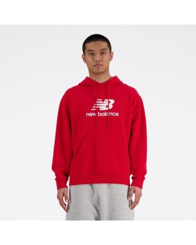 SUDADERA SPORT ESSENTIALS FLEECE LOGO HOODIE TEAM RED