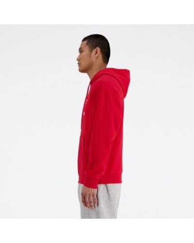 SUDADERA SPORT ESSENTIALS FLEECE LOGO HOODIE TEAM RED