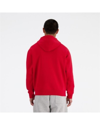 SUDADERA SPORT ESSENTIALS FLEECE LOGO HOODIE TEAM RED