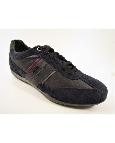 DEPORTIVO UOMO WELLS C PIEL/SINTETICO NAVY/BURGUNDY