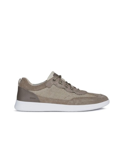 DEPORTIVA U KENNET A PIEL/SINTETICO TAUPE/LT BEIGE