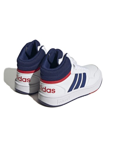 DEPORTIVO HOOPS 3.0 MID K CLOUD WHITE / VICTORY BLUE / BETTER SCARLET