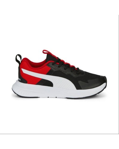 DEPORTIVO PUMA EVOLVE RUN MESH JUNIOR NEGRO / BLANCO / ROJO