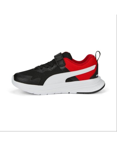 DEPORTIVO PUMA EVOLVE RUN MESH AC+ PS NEGRO / BLANCO / ROJO