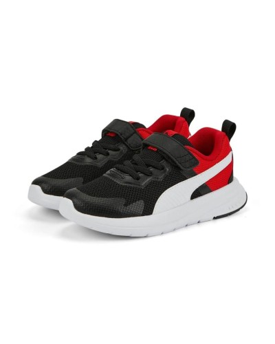 DEPORTIVO PUMA EVOLVE RUN MESH AC+ PS NEGRO / BLANCO / ROJO