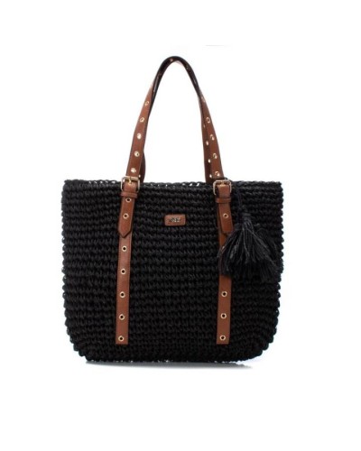 BOLSO SEÑORA RAFIA NEGRO