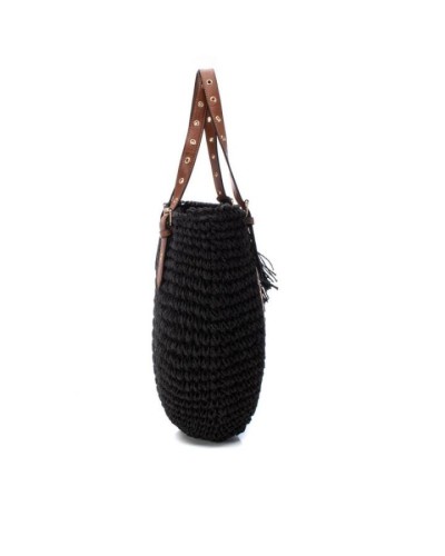 BOLSO SEÑORA RAFIA NEGRO