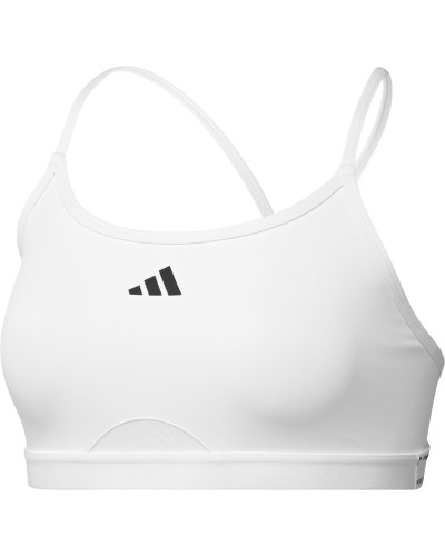 TOP DEPORTIVO AEROREACT TRAINING 3 STRIPES BRALETTE WHITE