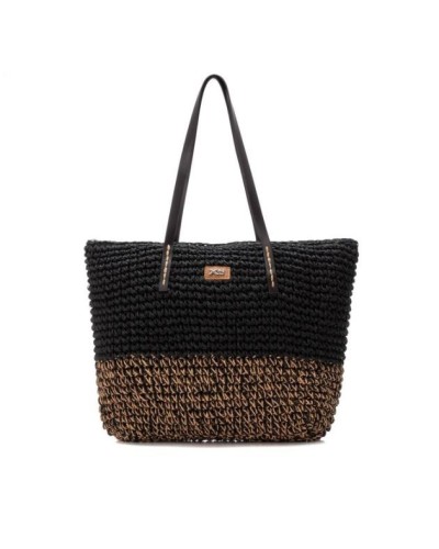 BOLSO SEÑORA RAFIA NEGRO