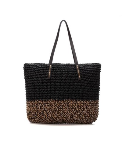 BOLSO SEÑORA RAFIA NEGRO