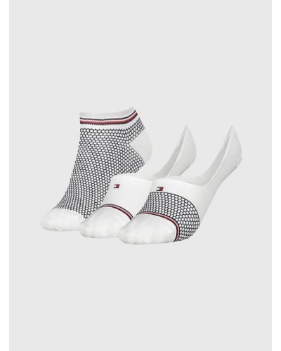 PACK 2 CALCETINES TH WOMEN MIXED SILHOUETTE GI 72% ALGODÓN 2% ELASTANE 26% POLYAMIDE WHITE