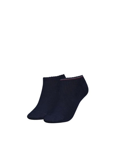 PACK 2 CALCETINES TH WOMEN SNEAKER 2P TENCEL RIB LYOCELL 52% ELASTANE 4% OLYAMIDE 44% NAVY