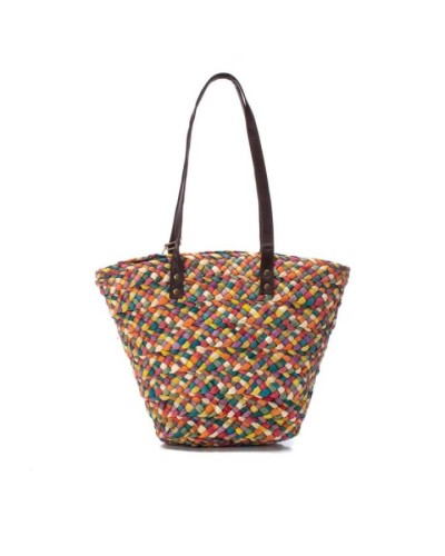 BOLSO SEÑORA RAFIA MULTICOLOR