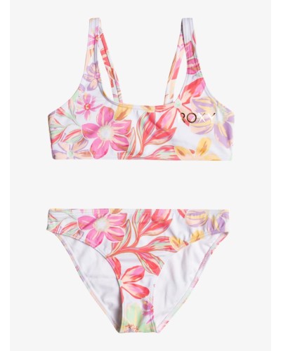 BIKINI TROPICAL TIME BRALETTE SET BRIGHT WHITE BAYSIDE BLOOMS