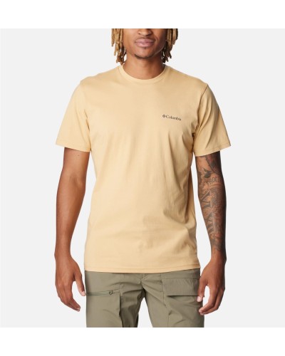 CAMISETA MANGA CORTA RAPID RIDGE™ BACK GRAPHIC TEE II LIGHT CAMEL / TONAL TREESCAPE