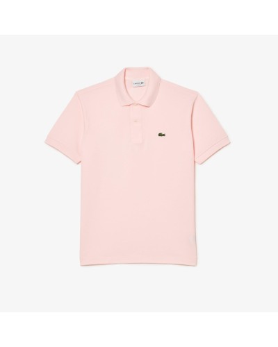 POLO MANGA CORTA SHORT SLEEVED RIBBED COLLAR SHIRT FLAMINGO ROSA CLARO