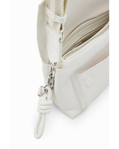 BOLSO HALF LOGO VENECIA BLANCO ROTO