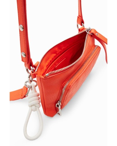 BOLSO MÓVIL HALF LOGO LISA MANDARINA