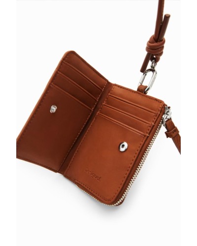 MONEDERO HALF LOGO EMMA MINI CUERO WEST