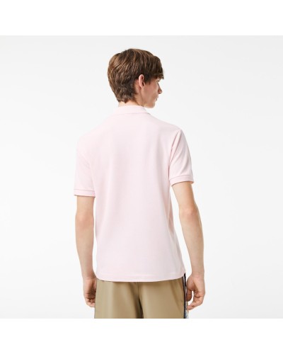 POLO MANGA CORTA SHORT SLEEVED RIBBED COLLAR SHIRT FLAMINGO ROSA CLARO