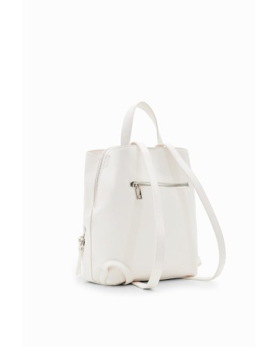 MOCHILA HALF LOGO SUMY MINI BLANCO ROTO