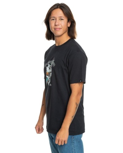 CAMISETA MANGA CORTA ONE LAST SURF SS BLACK