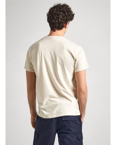CAMISETA MANGA CORTA EGGO N BASE BEIGE