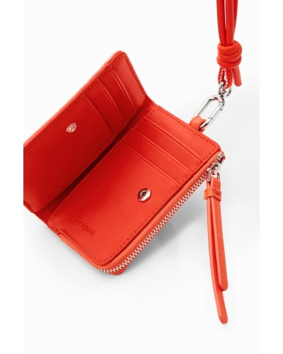 MONEDERO HALF LOGO EMMA MINI MANDARINA