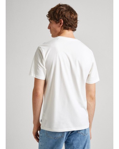 CAMISETA MANGA CORTA CLAUDE OFF WHITE