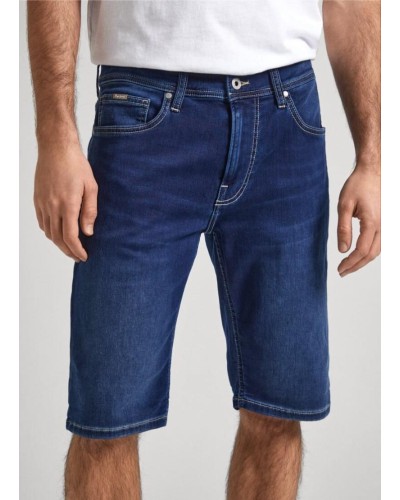 PANTALÓN CORTO VAQUERO SLIM GYMDIGO SHORT DENIM