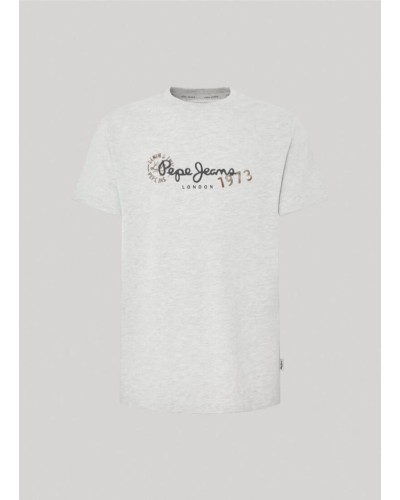CAMISETA MANGA CORTA CAMILLE LIGHT GREY MARL