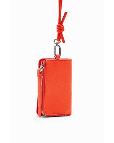 MONEDERO HALF LOGO EMMA MINI MANDARINA