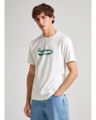 CAMISETA MANGA CORTA CLAUDE OFF WHITE
