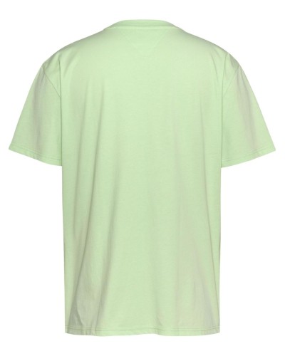 CAMISETA MANGA CORTA TOMMY JEANS MAN REGULAR LINEAR LOGO TEE EXT OPAL GREEN