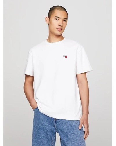 CAMISETA MANGA CORTA TOMMY JEANS MAN REGULAR BADGE TEE EXT WHITE