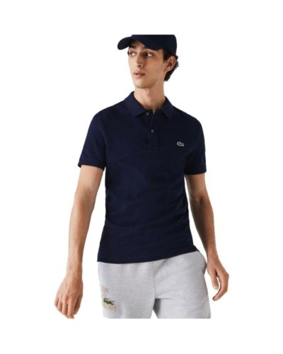 POLO MANGA CORTA SHORT SLEEVES RIBBED COLLAR SHIRT NAVY BLUE