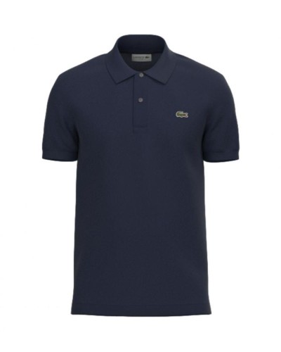 POLO MANGA CORTA SHORT SLEEVES RIBBED COLLAR SHIRT NAVY BLUE