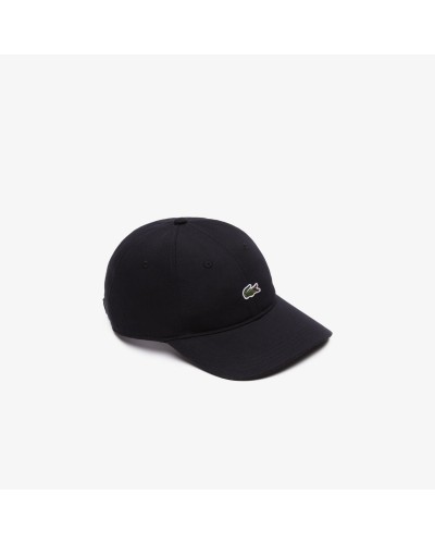 GORRA LACOSTE CAP 100% ALGODÓN BLACK