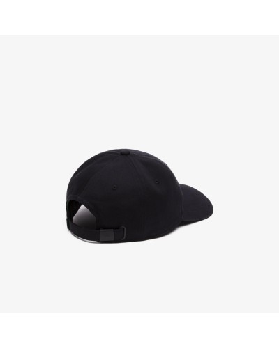 GORRA LACOSTE CAP 100% ALGODÓN BLACK