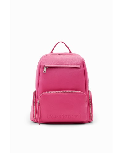 MOCHILA BACK_HALF LOGO CHESTER FUCSIA