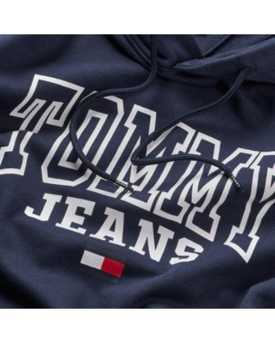 SUDADERA CAPUCHA TJM REG ENTRY GRAPHIC HOODIE TWILIGHT NAVY