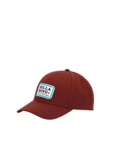 GORRA WALLED SNAPBACK 100% ALGODON BURGUNDY