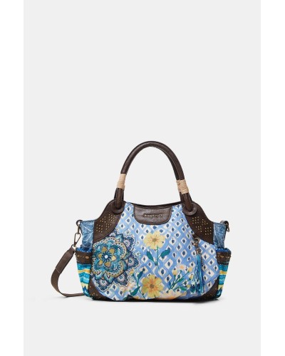 BOLSO FREYJA NOIVA AZUL/AMARILLO/BLANCO