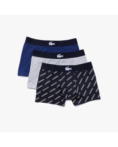 BOXER PACK TRUNK 95% ALGODÓN 5% ELASTANO NAVY BLUE/WHITE