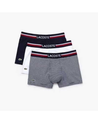 BOXER PACK TRUNK 95% ALGODÓN 5% ELASTANO NAVY BLUE/WHITE/GREY