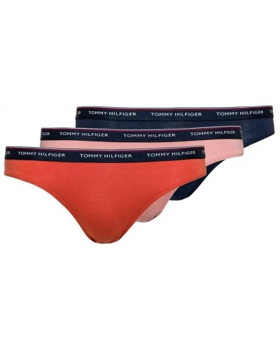 BRAGA 3P BIKINI ROSE TAN/MECCA ORANGE/NAVY BLAZER