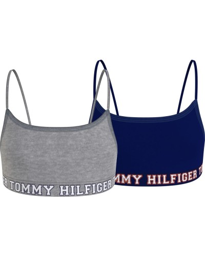 PACK 2 SUJETADOR TOP 2P BRALETTE YALE NAVY/MEDIUM GREY HT