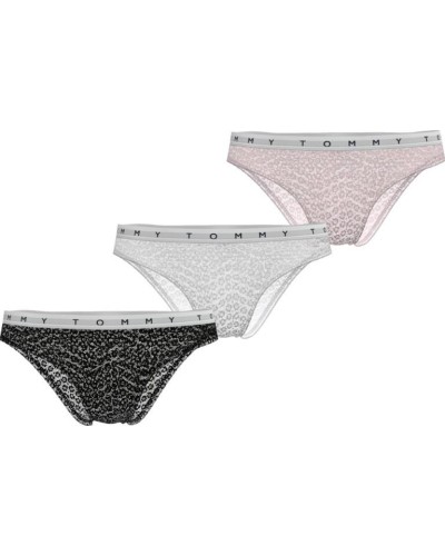 PACK 3 BRAGUITAS 3P BIKINI 89% POLYAMIDE 11% ELASTANE BLACK/WHITE/PALE PINK